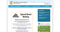 Desktop Screenshot of mahc.ca